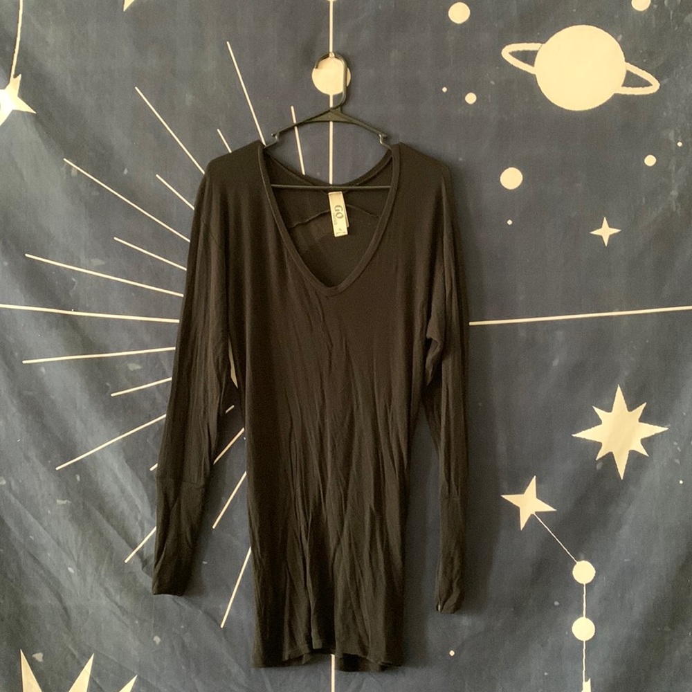 Sheer Long Sleeve Tunic